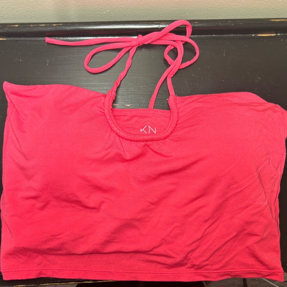 klassy network criss cross halter brami cropped size L